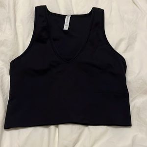 Athleta aurora crop black small